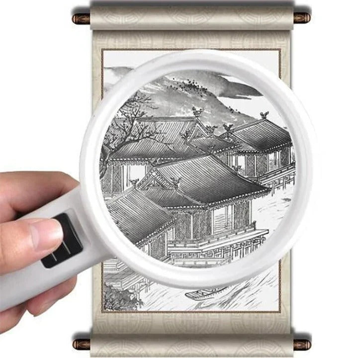 Optische Vergrootlens met 30x vergroting en LED-verlichting