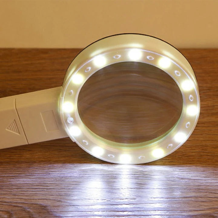 Optische Vergrootlens met 30x vergroting en LED-verlichting
