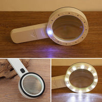 Optische Vergrootlens met 30x vergroting en LED-verlichting