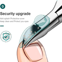 Senior-Nagelschneider met spatscherm – Ergonomisch & Pijnloos voor Dikke of Ingroeiende Teennagels