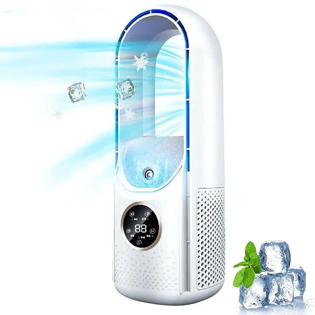 Bladeloze, stille, draagbare airconditioner