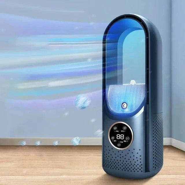 Bladeloze, stille, draagbare airconditioner