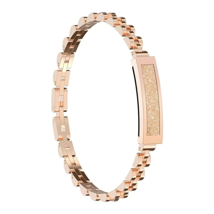 Vrouwen Smart Armband Kettingstijl Fitness Tracker met Hartslag, Slaap en Activiteit Monitoring