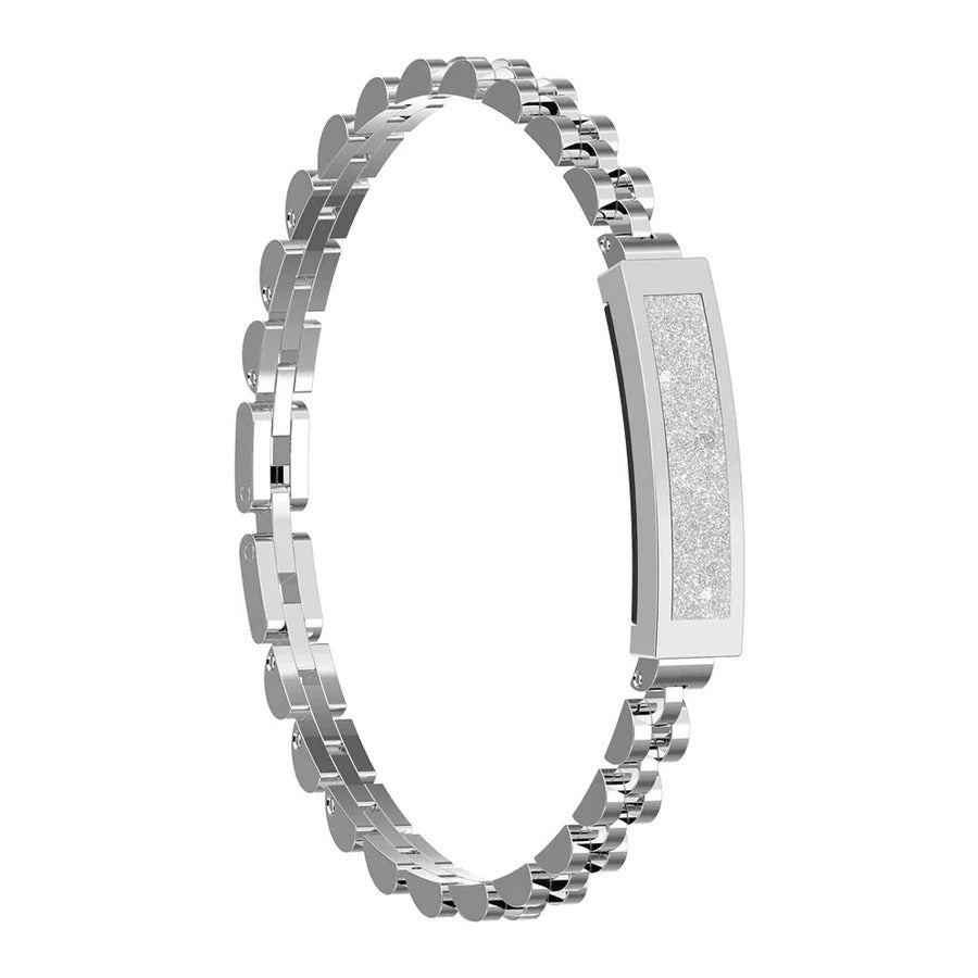 Vrouwen Smart Armband Kettingstijl Fitness Tracker met Hartslag, Slaap en Activiteit Monitoring