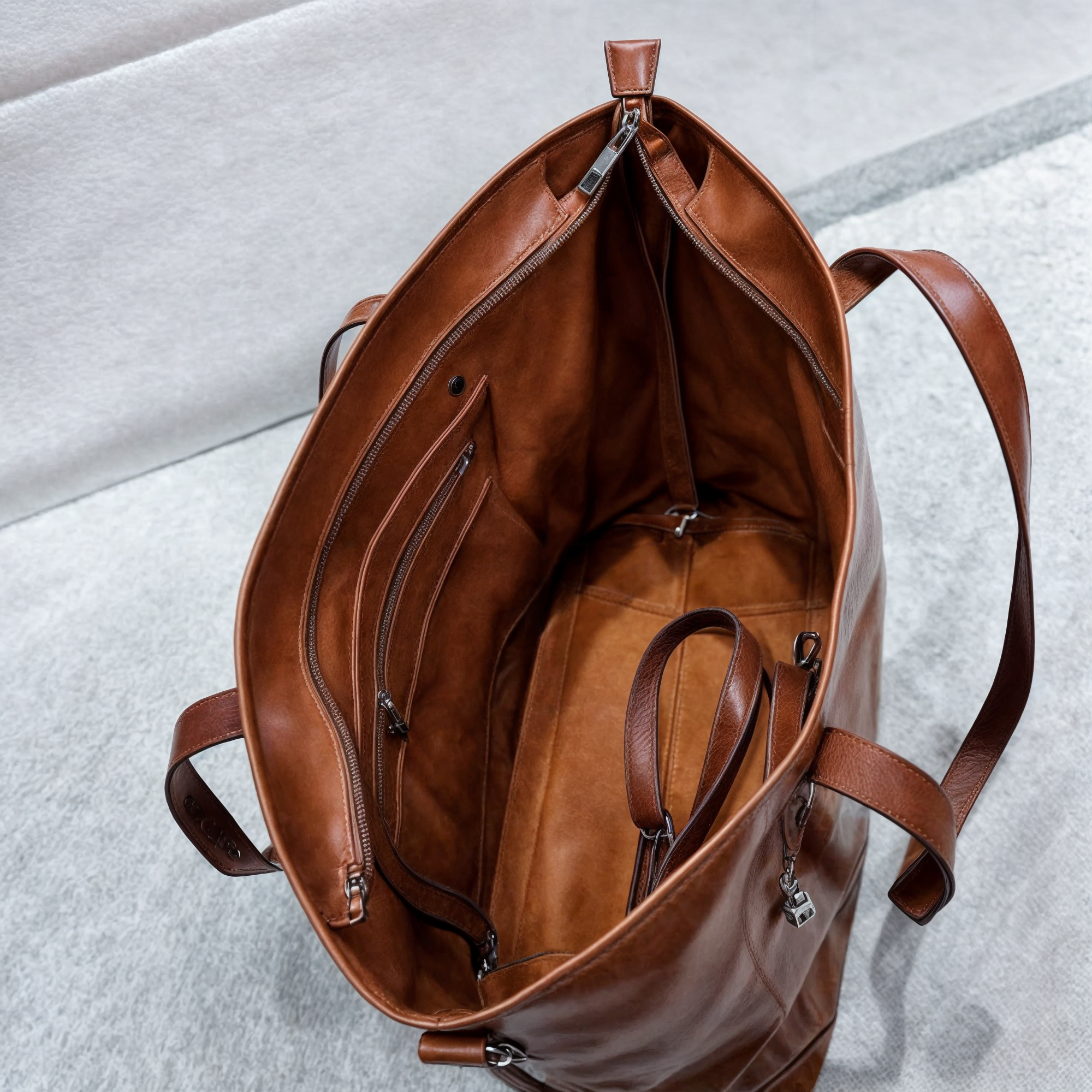 Vintage Kunstlederen Tas