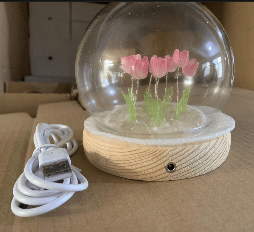 Misti Tulp Nachtlamp Warm Licht Voor Kinderkamer En Slaapkamer