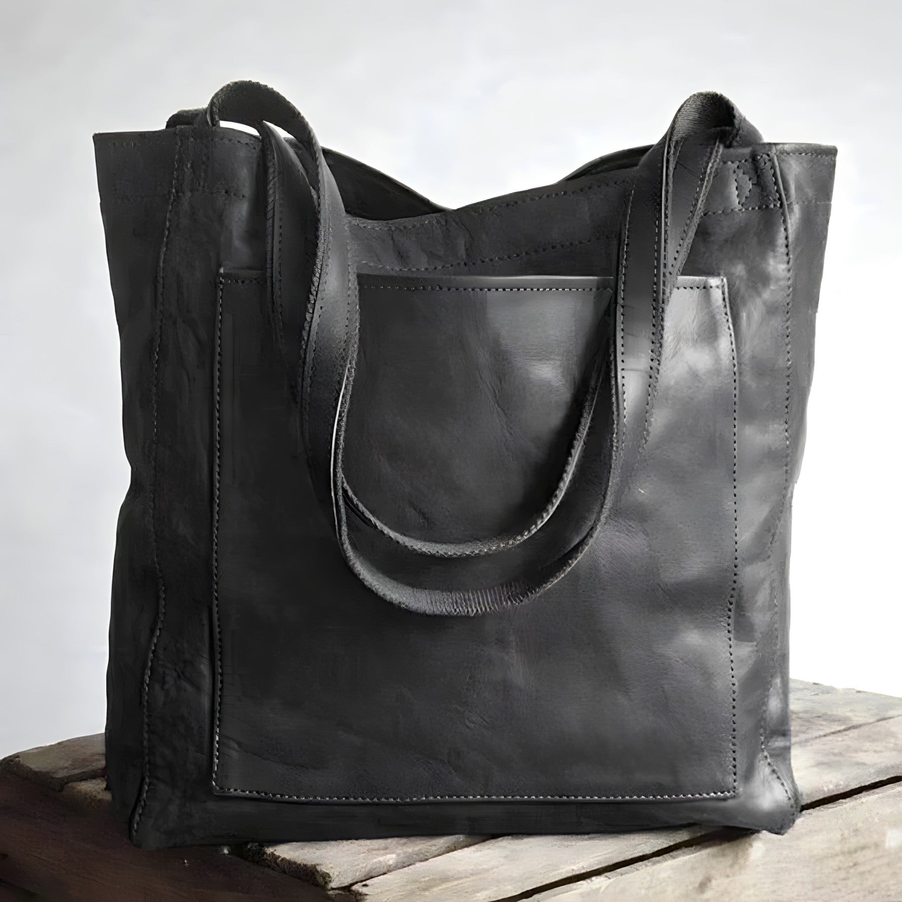 Julienne - Vintage tas van leer