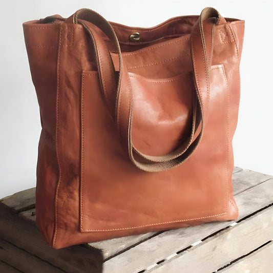 Julienne - Vintage tas van leer