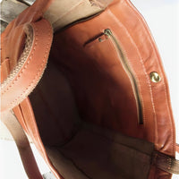 Julienne - Vintage tas van leer