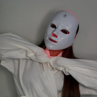 Draadloos LED-gezichtsmasker | Anti-aging en anti-acne masker met draadloze technologi
