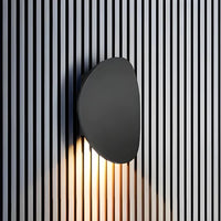 Schijf Metalen Wandlamp