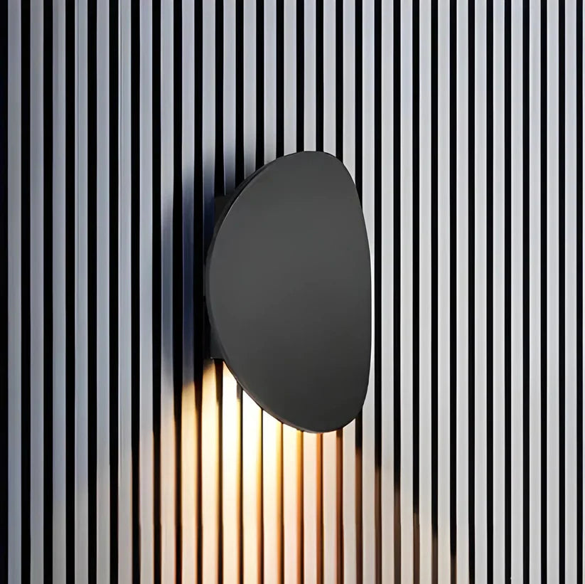 Schijf Metalen Wandlamp