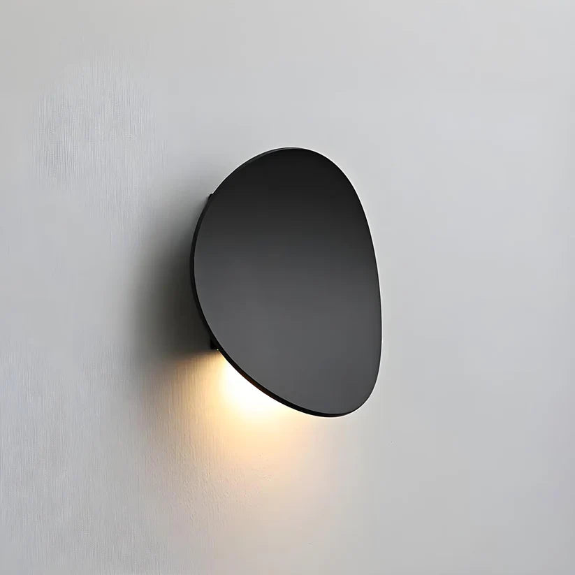 Schijf Metalen Wandlamp