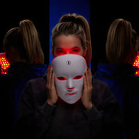Draadloos LED-gezichtsmasker | Anti-aging en anti-acne masker met draadloze technologi