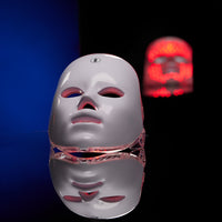 Draadloos LED-gezichtsmasker | Anti-aging en anti-acne masker met draadloze technologi