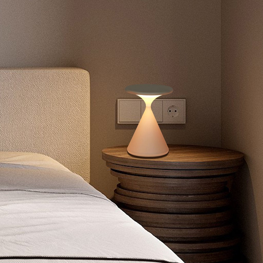 LuminaHour Draadloze Zandloper Tafellamp voor Moderne Huizen