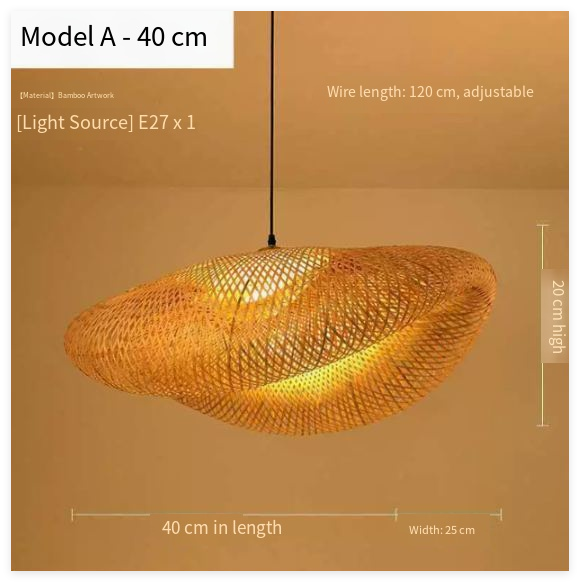 BambooChic – Hanglamp van natuurlijk bamboe Boho