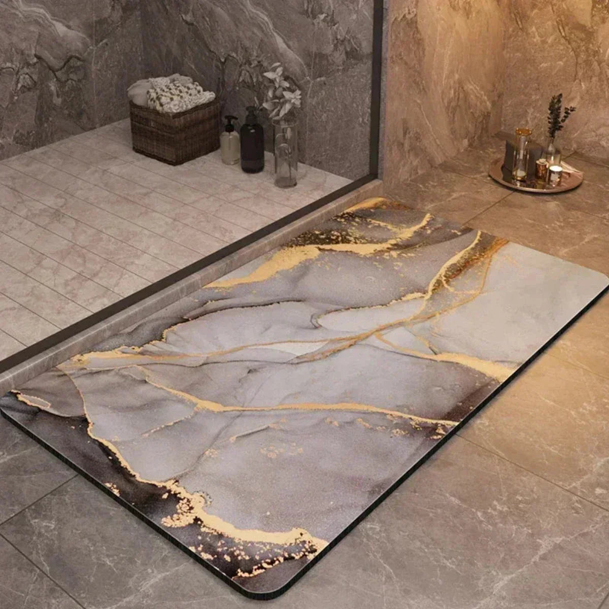 Sneldrogende Antislip Badmat – Veilig en Comfortabel voor Badkamer en Douche
