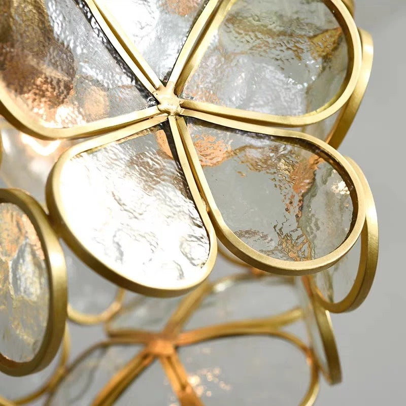 Bloeiende Nordic Bloem Glas Hanglamp