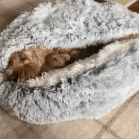 Skanto | Cozy Cave Pet Bed | Rustgevende en Comfortabele Hondenbed voor Diepe Ontspanning