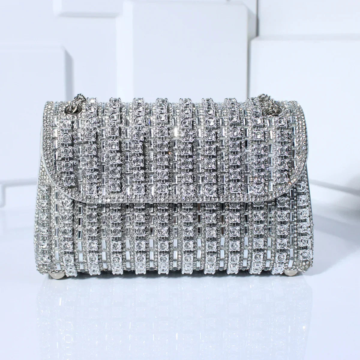 50% KORTING TIJDELIJK | DazzleClutch™ | Strass-beklede avondtas voor vrouwen