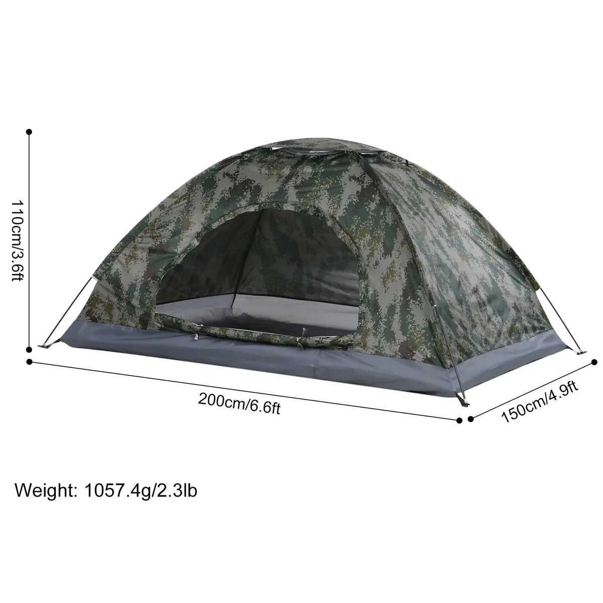 Ultraleichte Solar-Camping-Tent | UV-Bescherming voor Zon & Strand