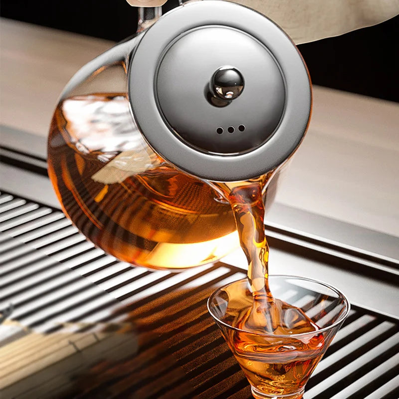 Betoverende Theepot – Druppelvrij Genot met RVS Filter