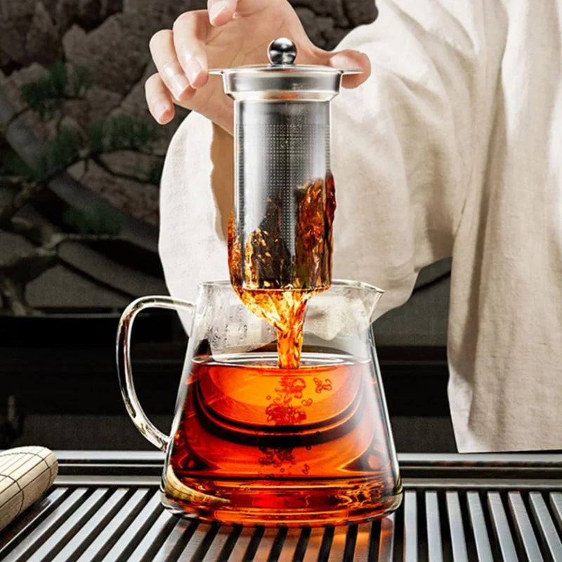 Betoverende Theepot – Druppelvrij Genot met RVS Filter