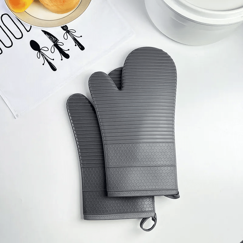 HEATSAFE – Antislip Siliconen Ovenhandschoenen voor Maximale Hittebescherming