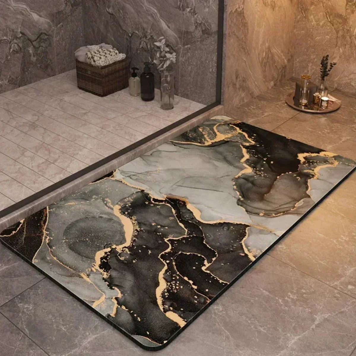 Sneldrogende Antislip Badmat – Veilig en Comfortabel voor Badkamer en Douche