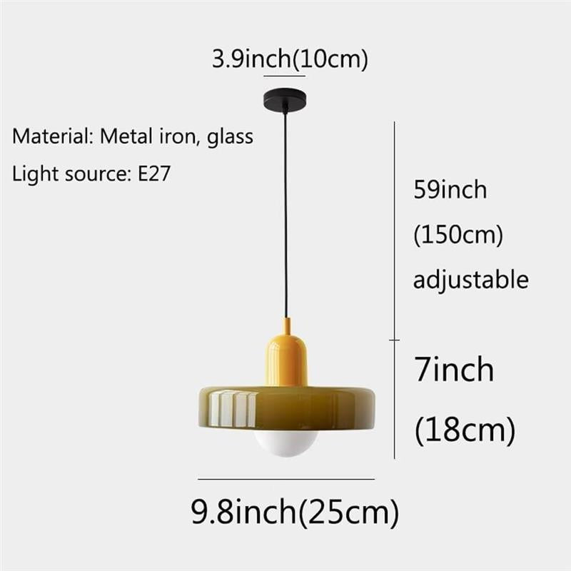 Luminous Halo Moderne Glazen Hanglamp