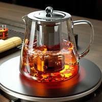 Betoverende Theepot – Druppelvrij Genot met RVS Filter