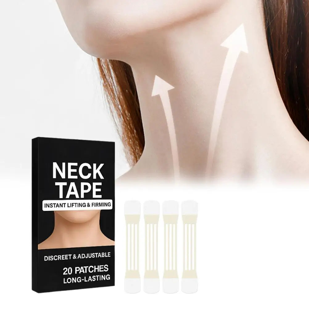 Onzichtbare Hals-Lift-Tape