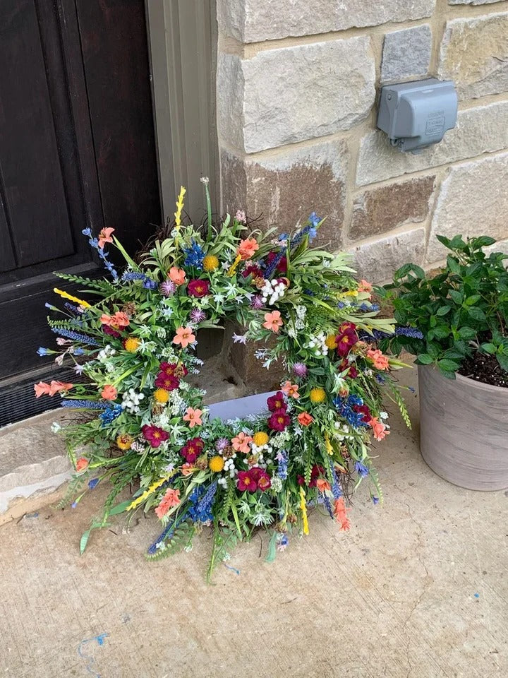 Texas Wilde Bloemen Krans