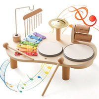 Melodiny Set – Muzikaal Houten Speelgoed voor Creatieve Baby's vanaf 12 Maanden