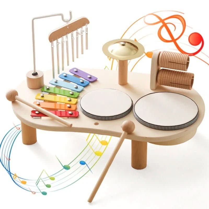 Melodiny Set – Muzikaal Houten Speelgoed voor Creatieve Baby's vanaf 12 Maanden