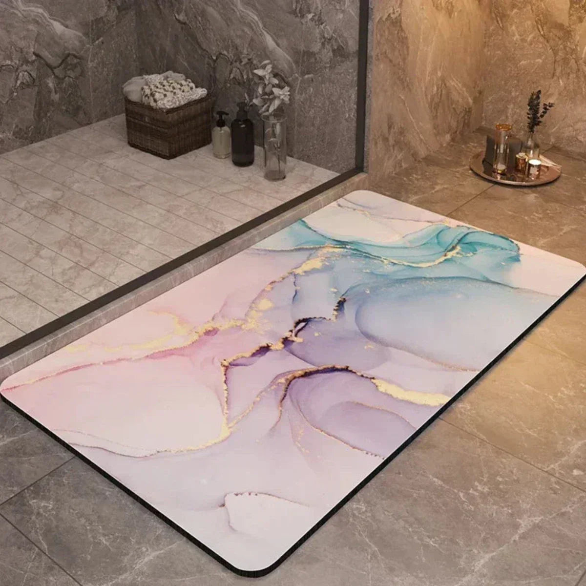 Sneldrogende Antislip Badmat – Veilig en Comfortabel voor Badkamer en Douche
