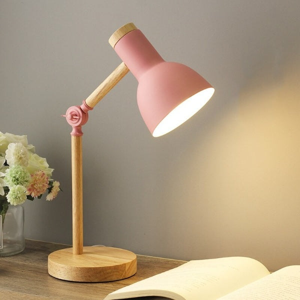 LED Bureau Lamp | Scandinavisch Houten Ontwerp