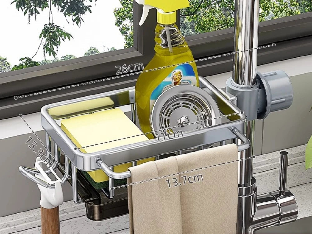 SinkStyle | Een perfecte plek om de vaat te drogen, sponzen op te bergen en schoonmaakgereedschap op te bergen