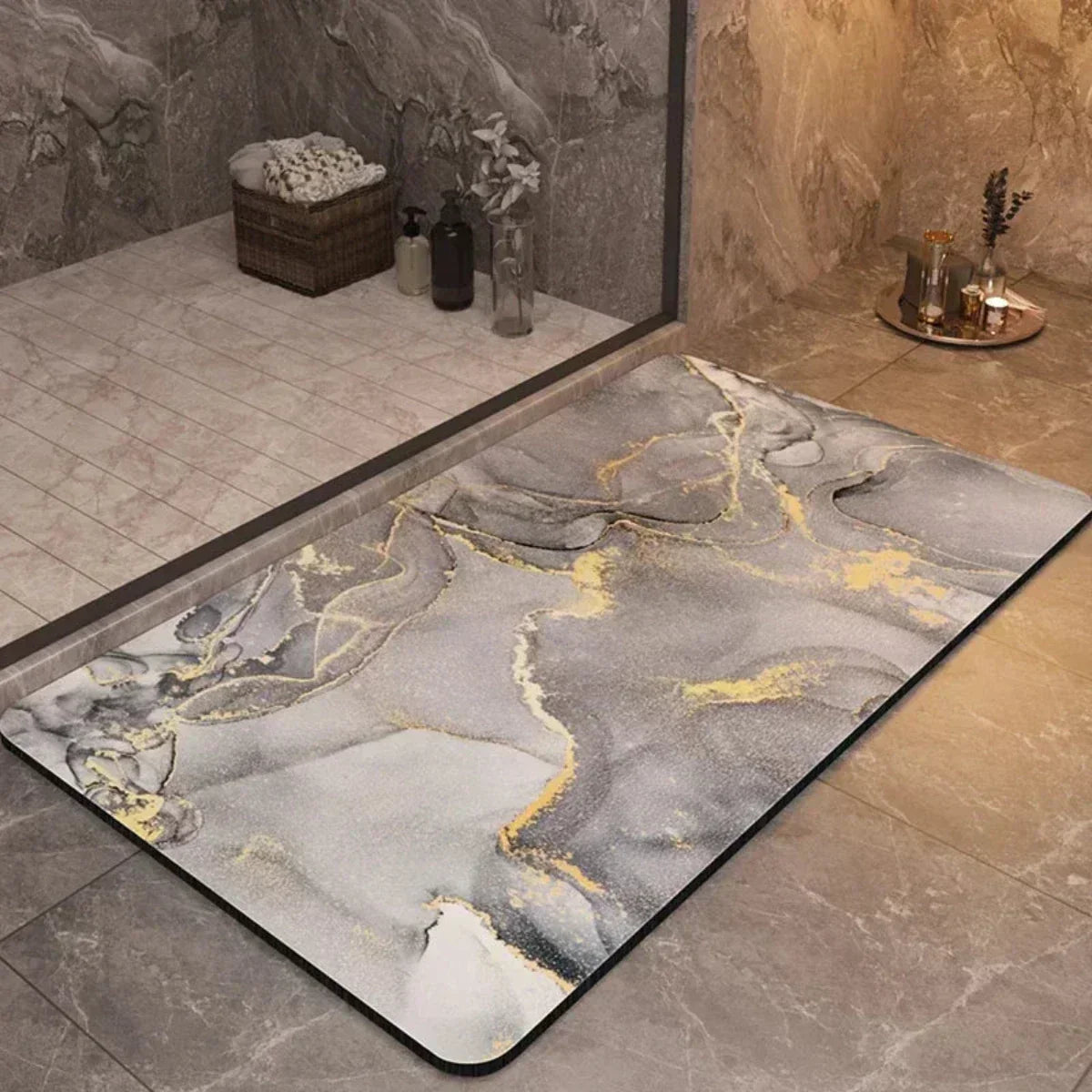 Sneldrogende Antislip Badmat – Veilig en Comfortabel voor Badkamer en Douche
