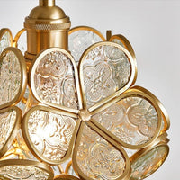 Bloeiende Nordic Bloem Glas Hanglamp