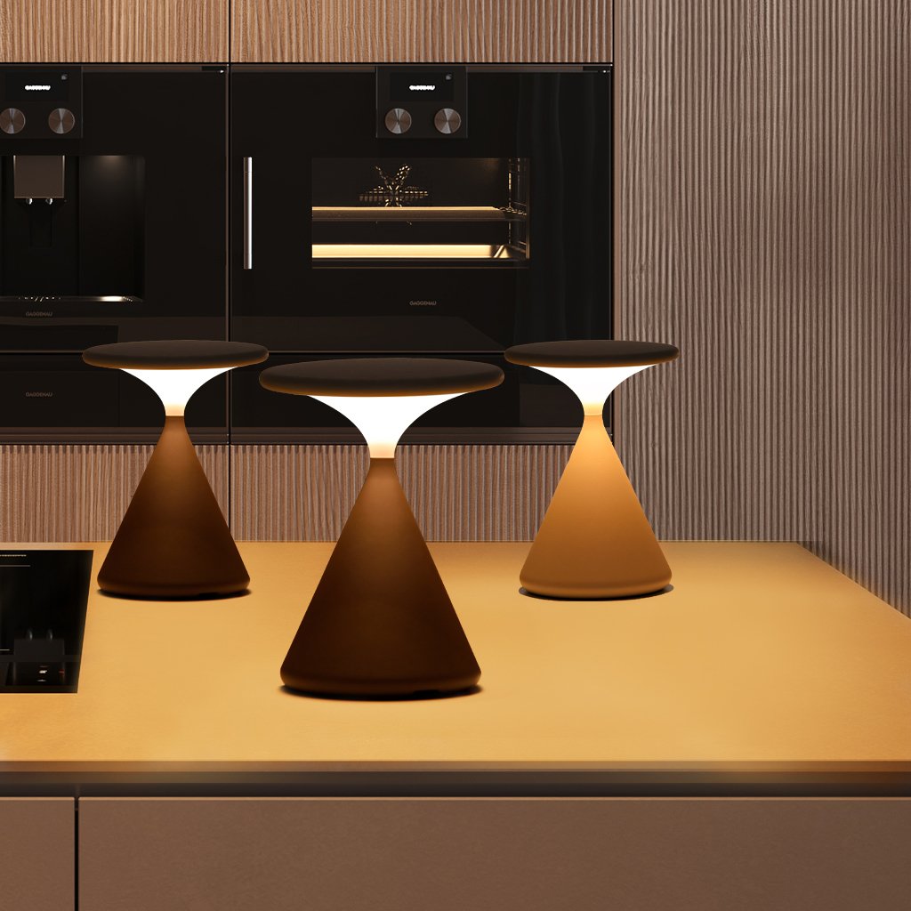 LuminaHour Draadloze Zandloper Tafellamp voor Moderne Huizen