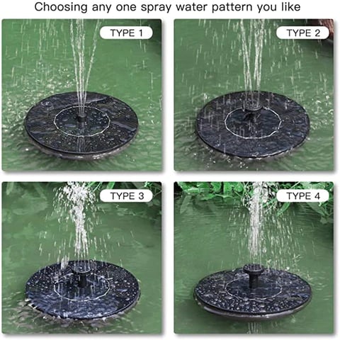 SolarFlow™ | Zonne Springbrunnen – Drijvend, zonder stroom & waterdicht