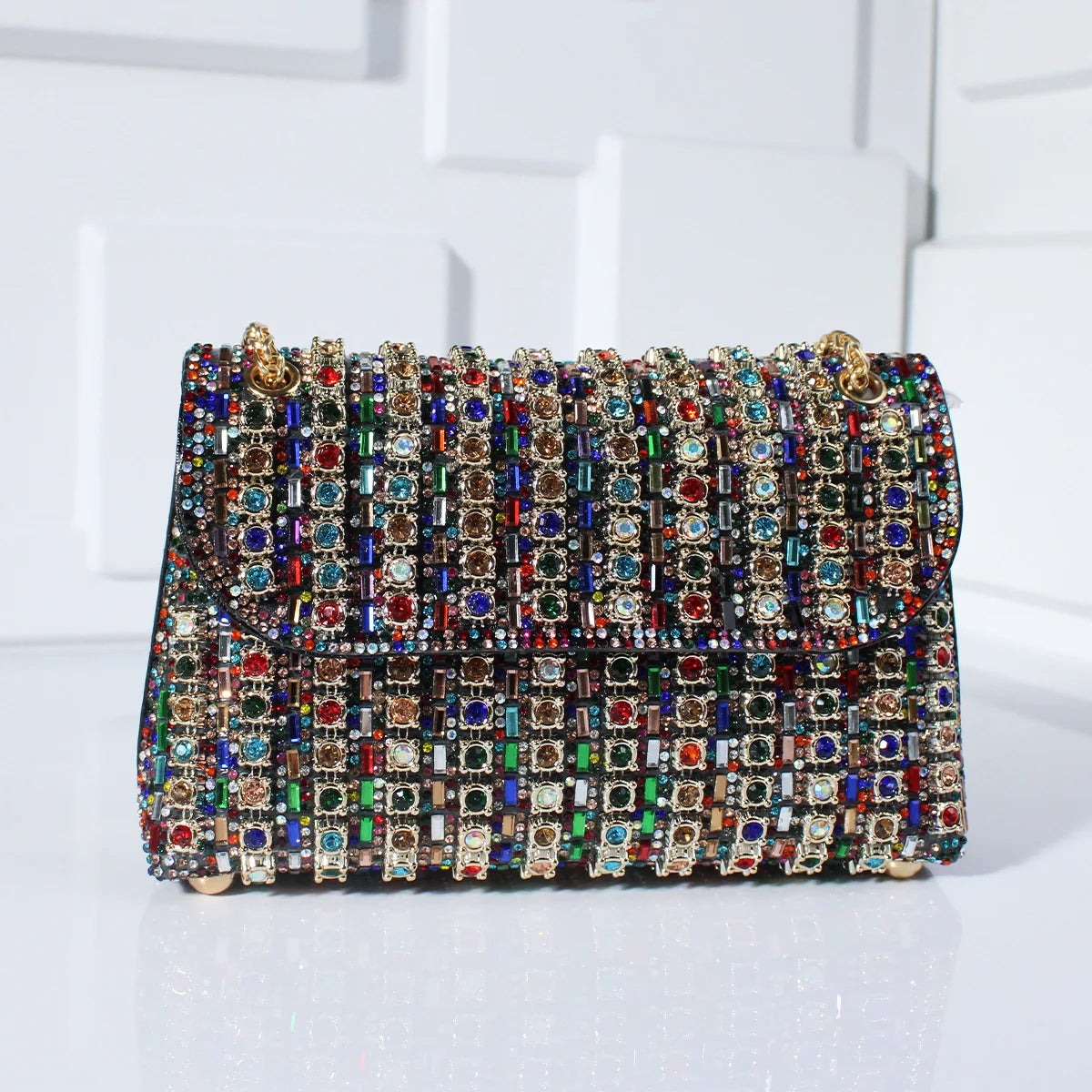 50% KORTING TIJDELIJK | DazzleClutch™ | Strass-beklede avondtas voor vrouwen