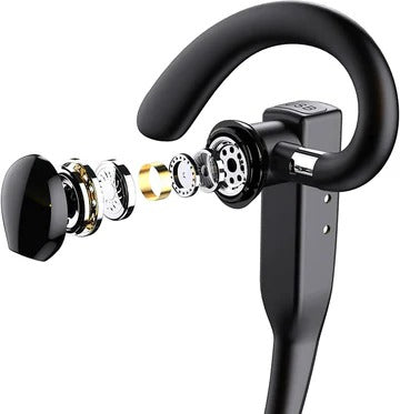 Skanto | Trucker Dual Mic Draadloze Bluetooth 5.1 Geluiddempende Headset/Oordopje