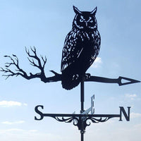Metalen Windvaan met Dierensilhouet voor Tuin- en Dakdecoratie