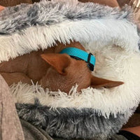Skanto | Cozy Cave Pet Bed | Rustgevende en Comfortabele Hondenbed voor Diepe Ontspanning