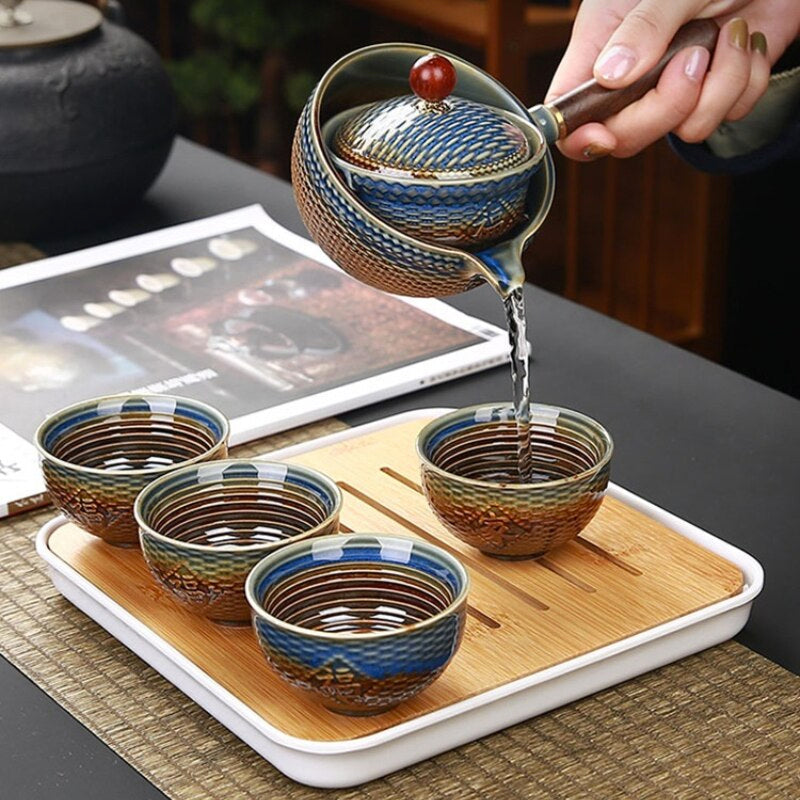 Aurelia Keramische Theepot Set Voor Gongfu Thee Bereiding