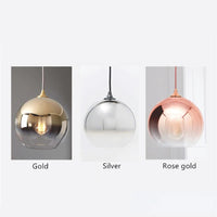 Brina Frosted Balloon Hanglamp Gradient