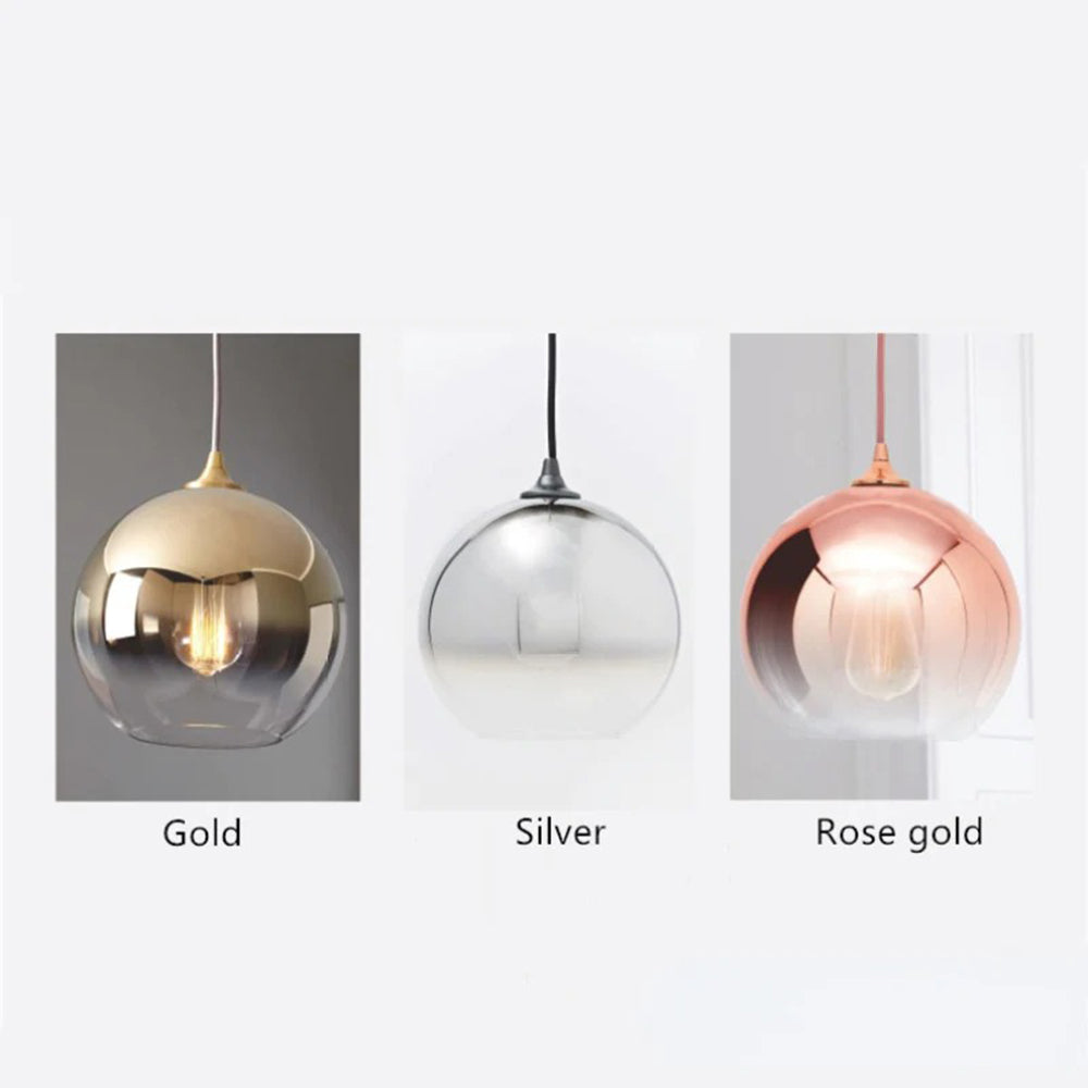 Brina Frosted Balloon Hanglamp Gradient